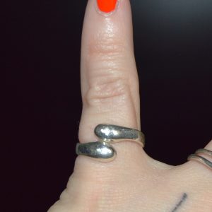 Mexican Silver Adjustable Ring (Size 5)